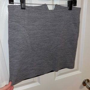 Grey Bebe mini pencil skirt